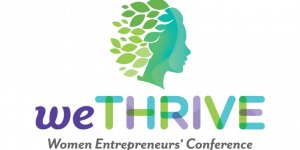 Logo of weTHRIVE Women Entrepreneurs' Conference