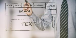 What’s Your Excuse for Not Having a Business Website? drawing website on board