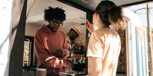 How to Handle Racism in a Small Business black owner in food truck taking order