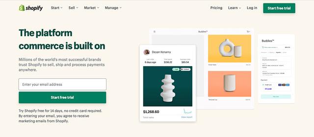 Shopify - website for ecommerce Shopify - website for ecommerce