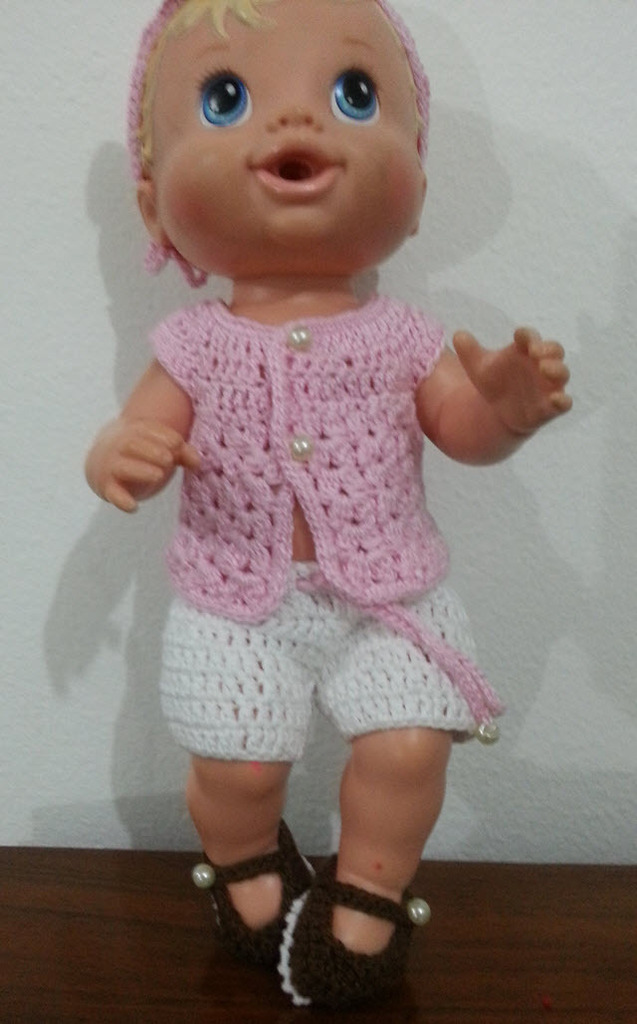 Roupinhas De Crochet Para Baby Alive E Semelhantes Atelie Da Mara