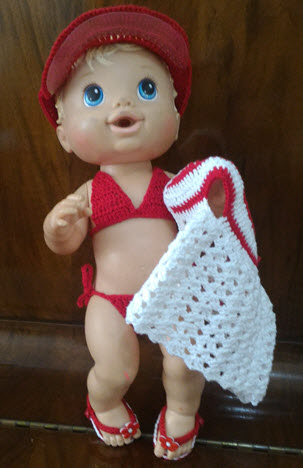 Roupinhas De Crochet Para Baby Alive E Semelhantes Atelie Da Mara