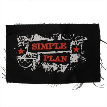 Simple Plan - Scratched Stars Patch - Accessories