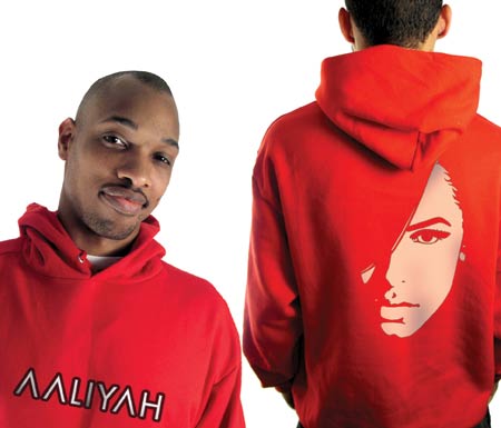 Aaliyah - Logo Face Red - Sweatshirts