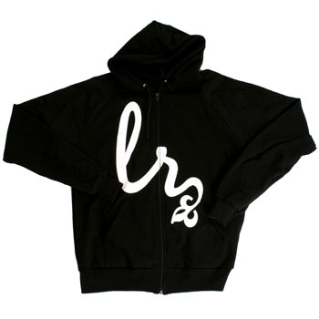 Lights Resolve - Flourish Script Emblem on Black Sweatshirt - Sweatshirts