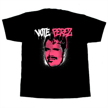 Perez Hilton - Vote Perez on Blk Women's T-Shirt - Women's