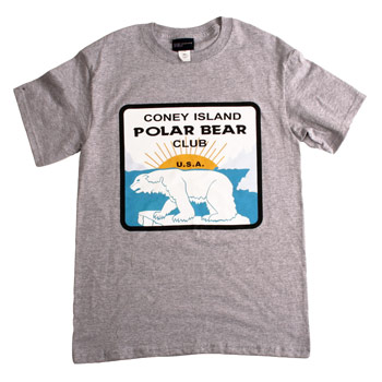 Coney Island Polar Bear Club - Grey Logo T - T-shirts