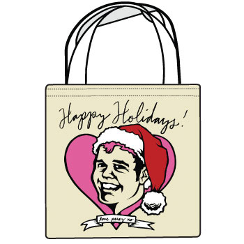 Perez Hilton - Happy Holidays Love Perez Tote - Sale Items