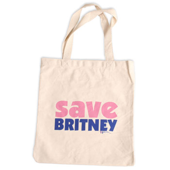Perez Hilton - Save Britney Natural Tote Bag - Accessories
