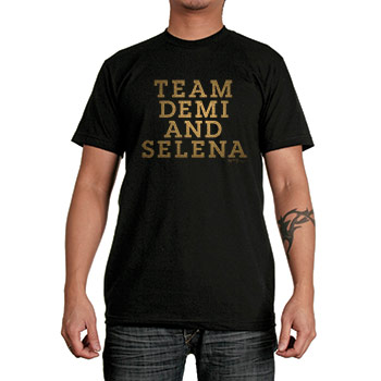 Perez Hilton - Team Demi and Selena Fine Jersey Slim Fit - T-shirts