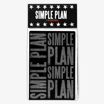 Simple Plan - 5 Sticker Pack 2008 - Accessories
