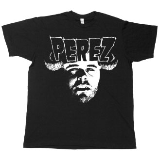 Perez Hilton Presents - Perezig on Black Fine Jersey Slim Fit - T-shirts