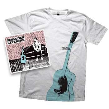 Sebastien Lefebvre - You Are Here Album and Limited Edition T-Shirt  - CDs