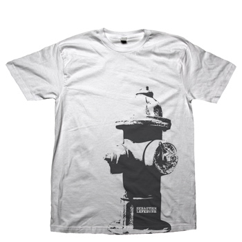 Sebastien Lefebvre - Hydrant on White - T-shirts