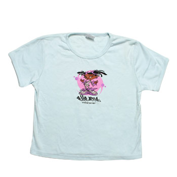 Elle One Studios - Diva on Light Blue Baby Doll T-Shirt - Apparel