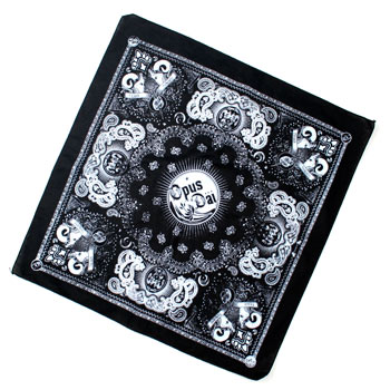 Opus Dai - Tierra Tragame Logo on Black Banadanna - Accessories