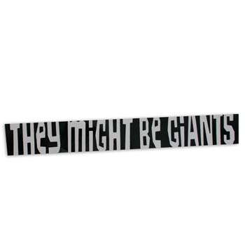 They Might Be Giants - TMBG Black & White Sticker 3 Pack - Spring Cleaning Sale