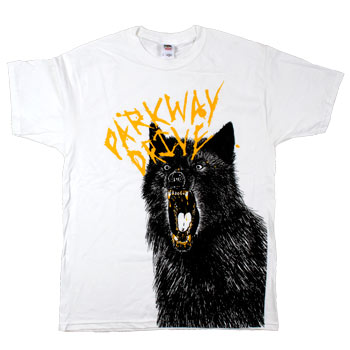 Parkway Drive - Wolf Sketch on White - T-shirts