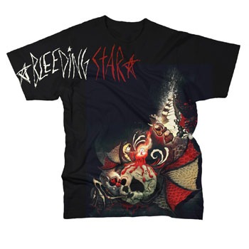 Bleeding Star Clothing - Nightglow on Black - T-shirts