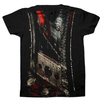 Bleeding Star Clothing - Slash on Black V-Neck - T-shirts