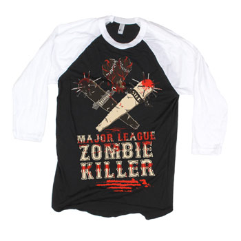 Bleeding Star Clothing - Zombie Ball on Baseball Tee - T-shirts