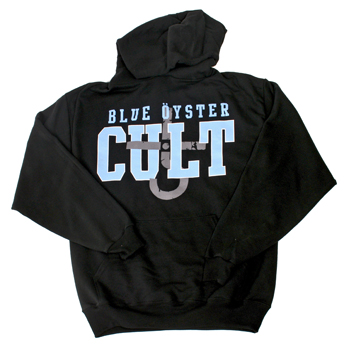 Blue Oyster Cult - Blue Logo on Black Pullover - Sweatshirts
