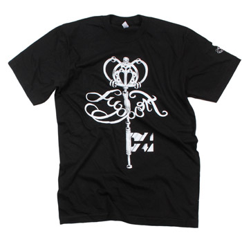 Support Shirts - Support Logo on Black Slim Fit Fine Jersey - T-shirts
