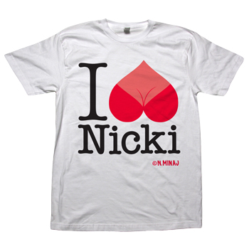 Nicki Minaj - I Heart Top Fine Jersey Slim Fit  - T-shirts