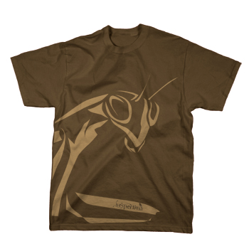 Vespertina - Mantis on Brown - T-shirts