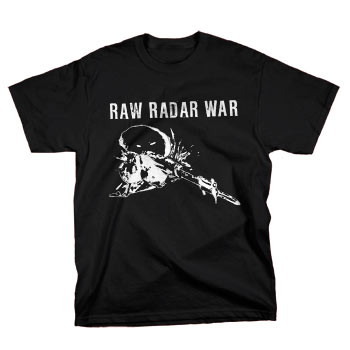 RAWRADARWAR - On a Field on Black - T-shirts