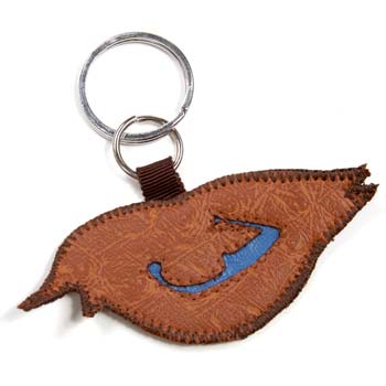 Vespertina - Brown Nightingale Keychains - Accessories