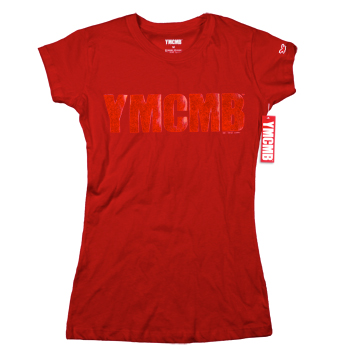YMCMB - Limited Edition Foil on Red - T-shirts