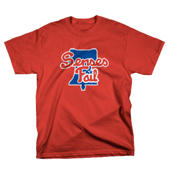 Senses Fail - Dunnigan Benefit on Red - T-shirts