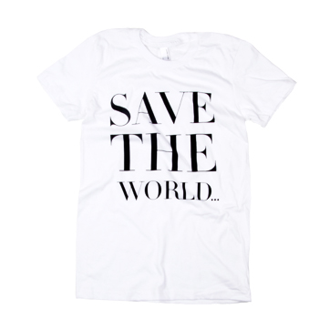 Swedish House Mafia - Save the World Womens on White - T-shirts