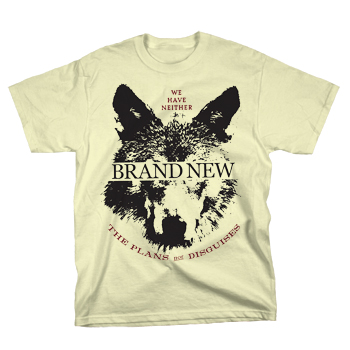 Brand New - Wolf on Natural - T-shirts