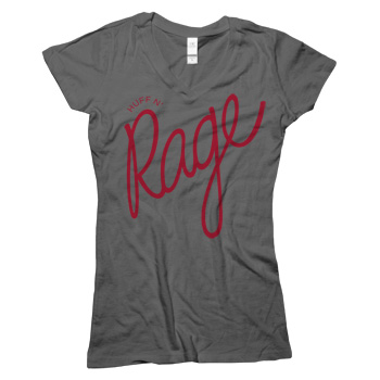 Lettuce - HuffnRage Girls V-Neck on Grey - Women's