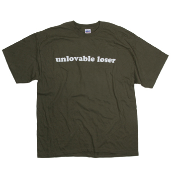MC Lars - Unlovable Loser on Army - T-shirts