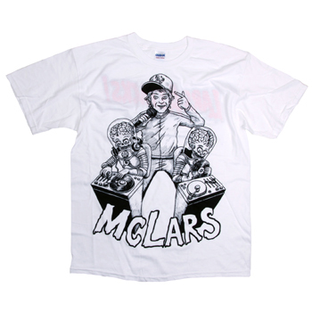 MC Lars - Mars DJ on White - T-shirts