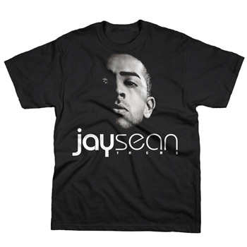 Jay Sean - B&W on Black - T-shirts
