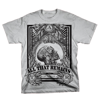 All That Remains - Head Crest on Heather Grey - T-shirts