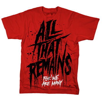 All That Remains - Nightmare on Red - T-shirts