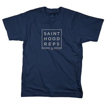 Sainthood Reps - Snake Block on Navy - T-shirts