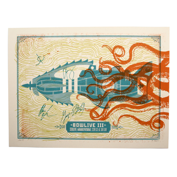 Royal Family - Bowlive III Screen Printed Poster - Posters