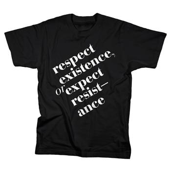 Sparrow Media Project - Respect on Black - T-shirts