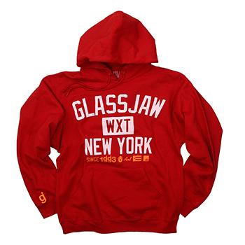 Glassjaw - WXT GJNY Block Pullover on Red - Sweatshirts