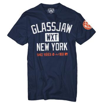 Glassjaw - WXT GJNY Block T-Shirt on Navy - T-shirts