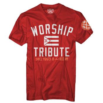 Glassjaw - WXT Flag T-Shirt on Red - T-shirts