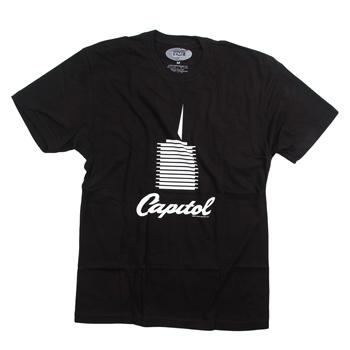 Capitol - Tower on Black - T-shirts