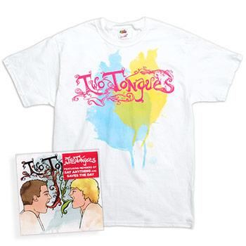 Two Tongues - Self Titled Album and Limited Edition T-Shirt Bundle - CDs