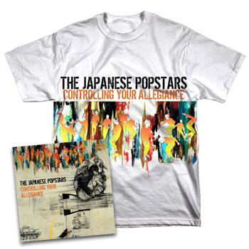 Japanese Popstars - Controlling Your Allegiance CD / Tee Combo - Combos